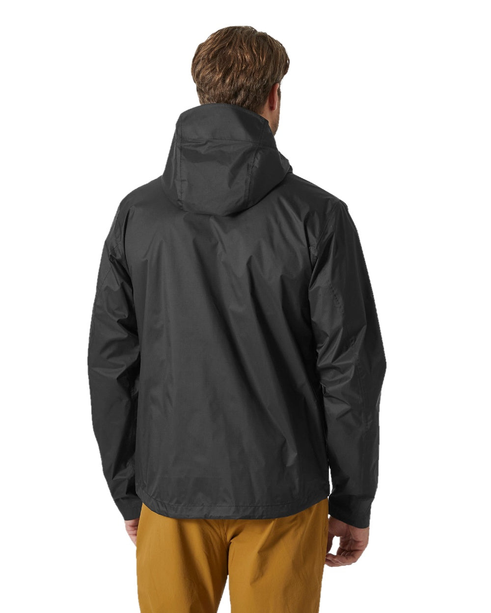 Black coloured Helly Hansen Mens Loke Terra Jacket on white background 