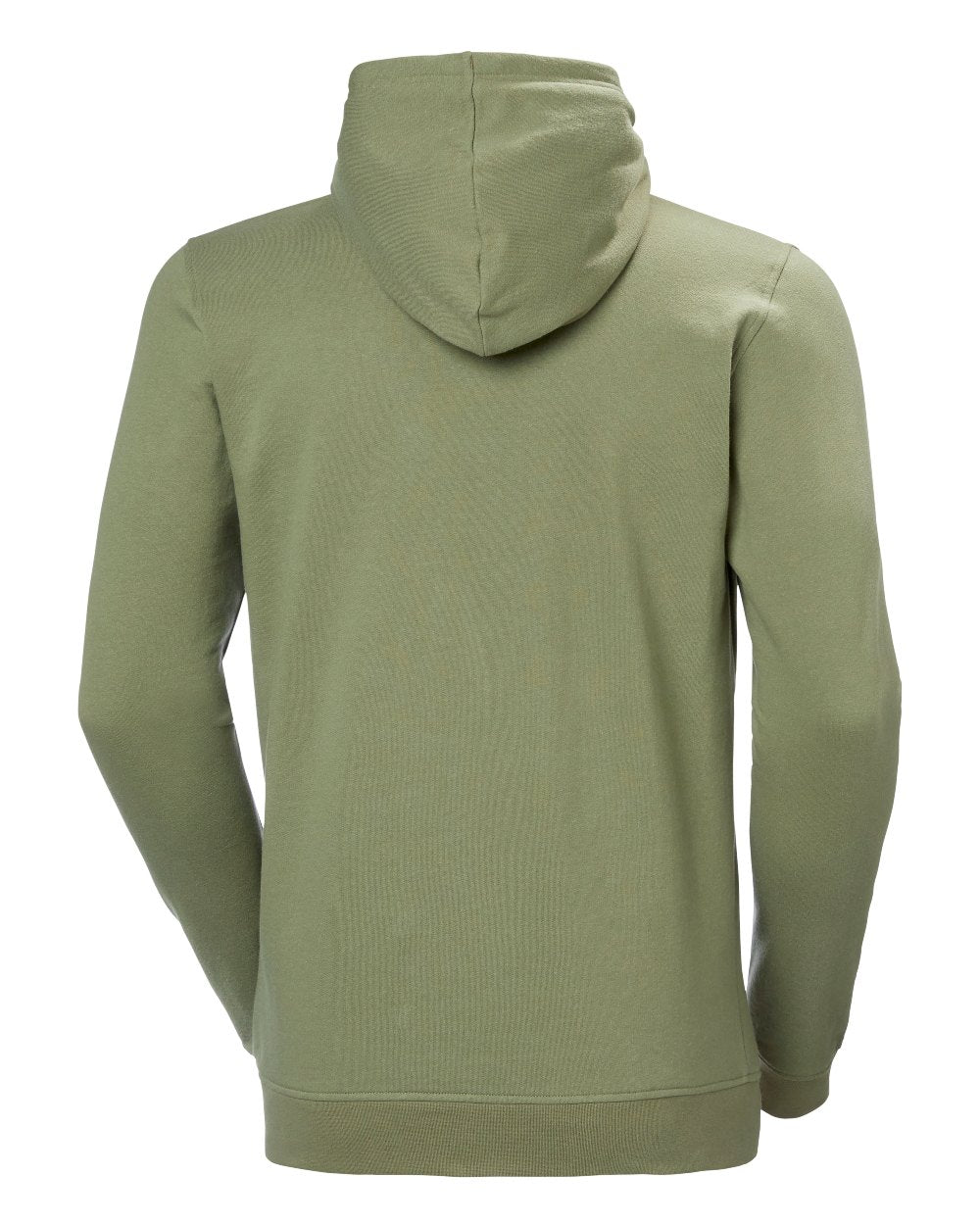 Lav Green coloured Helly Hansen Mens Nord Graphic Pullover Hoodie on white background 