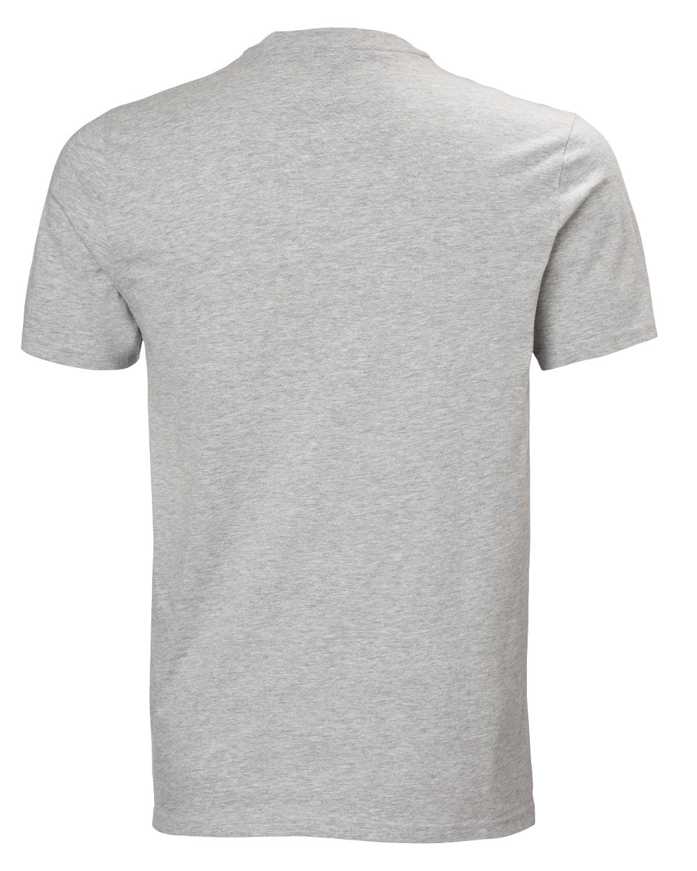 Grey Melange colour Helly Hansen Mens Nord Graphic T-Shirt on white background 