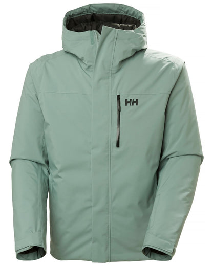 Cactus Coloured Helly Hansen Mens Panorama Jacket on white background 