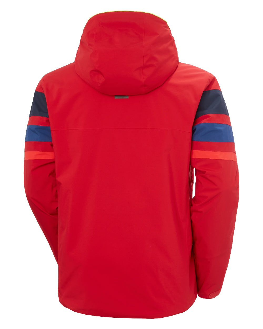 Red Coloured Helly Hansen Mens Panoramic Insulated Jacket on White Background 