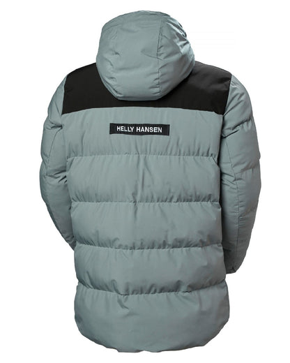 Grey Cactus Coloured Helly Hansen Mens Patrol Puffy Jacket on white background 