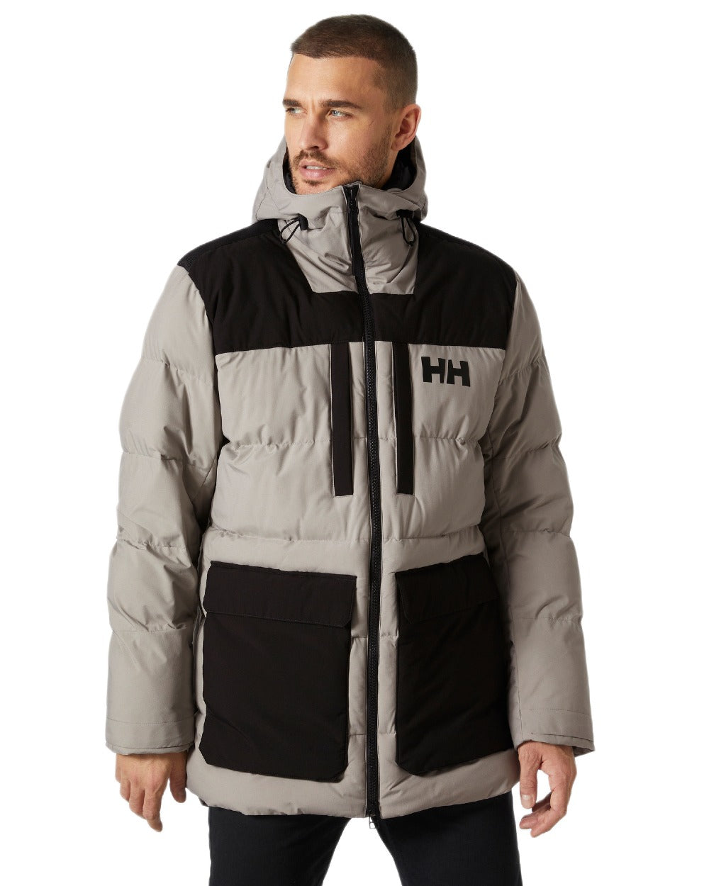 Terrazzo Coloured Helly Hansen Mens Patrol Puffy Jacket on white background 