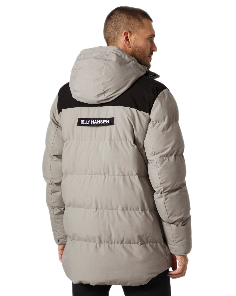 Terrazzo Coloured Helly Hansen Mens Patrol Puffy Jacket on white background 