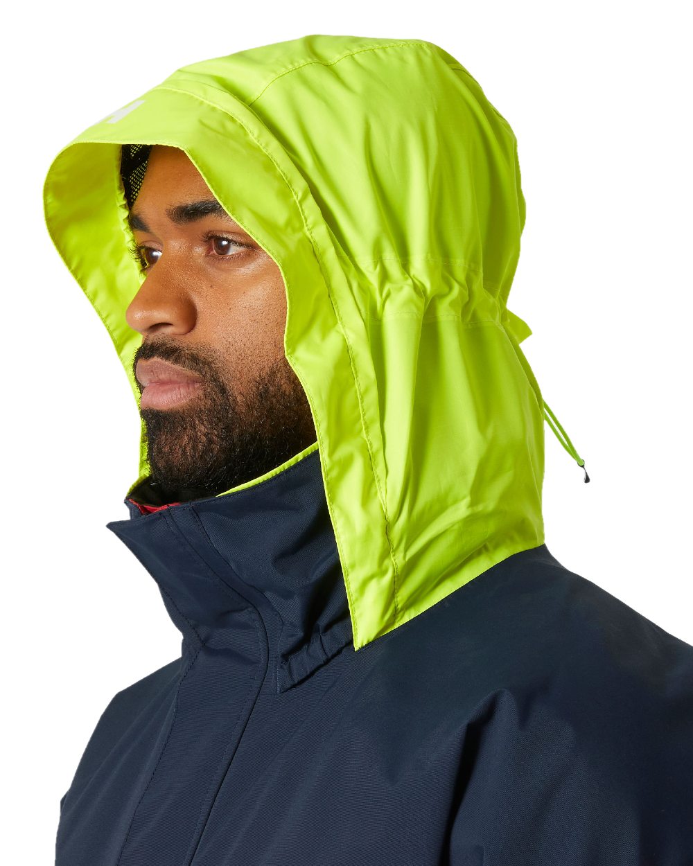 Red coloured Helly Hansen Mens Pier 4.0 Jacket on white background 