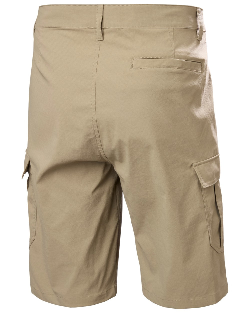Pebble coloured Helly Hansen Mens Quick-Dry Cargo Shorts 11"on white background 