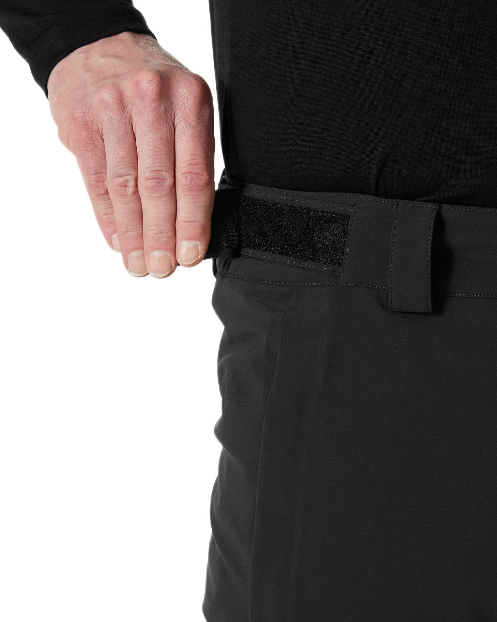 Black Coloured Helly Hansen Rapid Pants on white background 