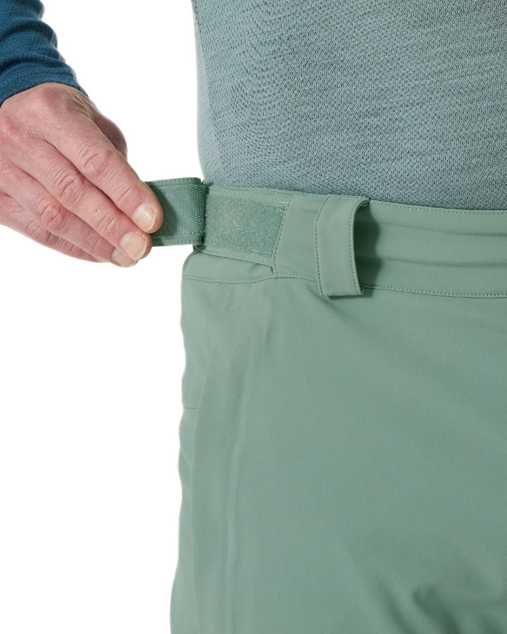 Cactus Coloured Helly Hansen Rapid Pants on white background 