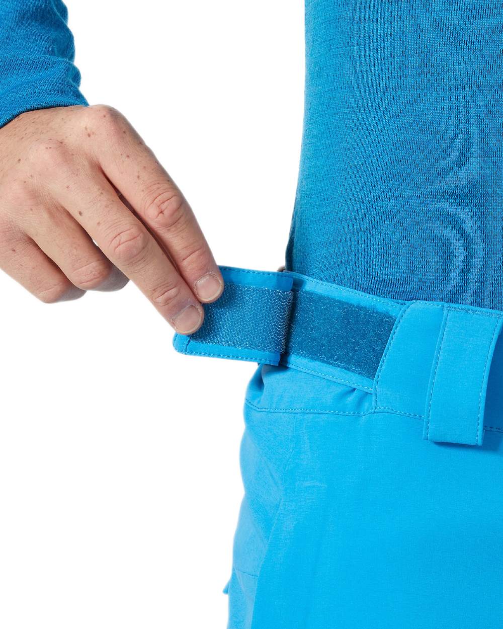 Neptune Blue Coloured Helly Hansen Rapid Pants on white background 