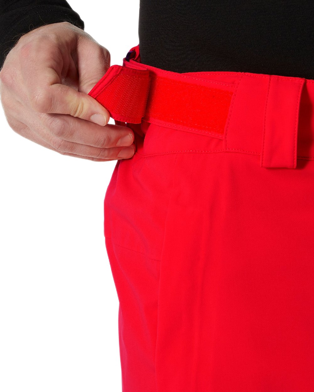 Red Coloured Helly Hansen Rapid Pants on white background 