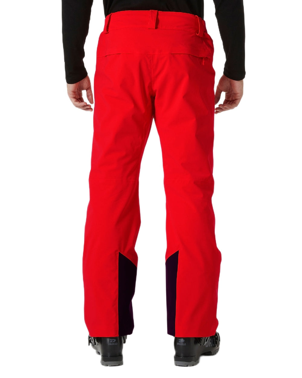 Red Coloured Helly Hansen Rapid Pants on white background 