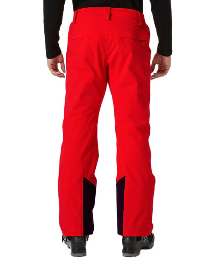 Red Coloured Helly Hansen Rapid Pants on white background 
