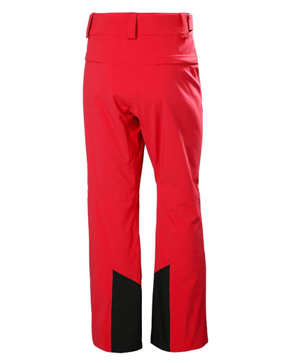Red Coloured Helly Hansen Rapid Pants on white background 