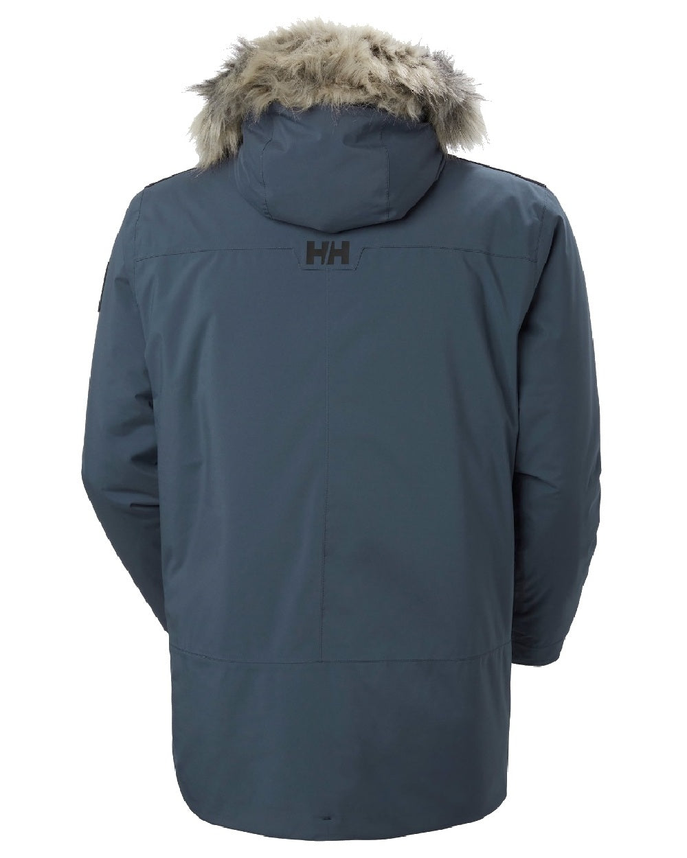 Alpine Frost coloured Helly Hansen Mens Reine Winter Parka on white background 