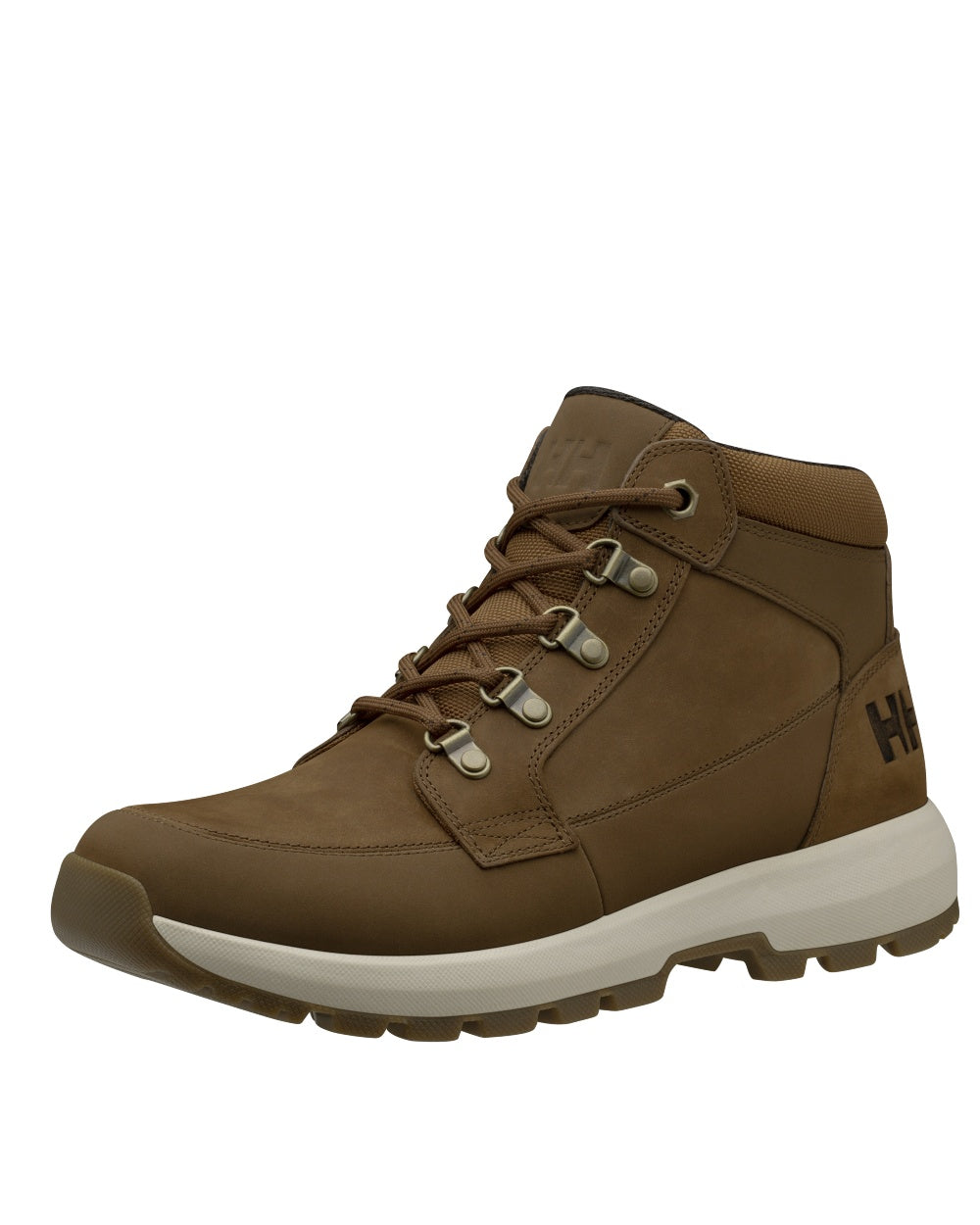 Cedar Brown Espresso D coloured Helly Hansen Mens Richmond Nubuk Boots on white background 