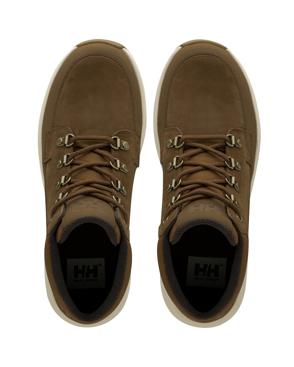 Cedar Brown Espresso D coloured Helly Hansen Mens Richmond Nubuk Boots on white background 