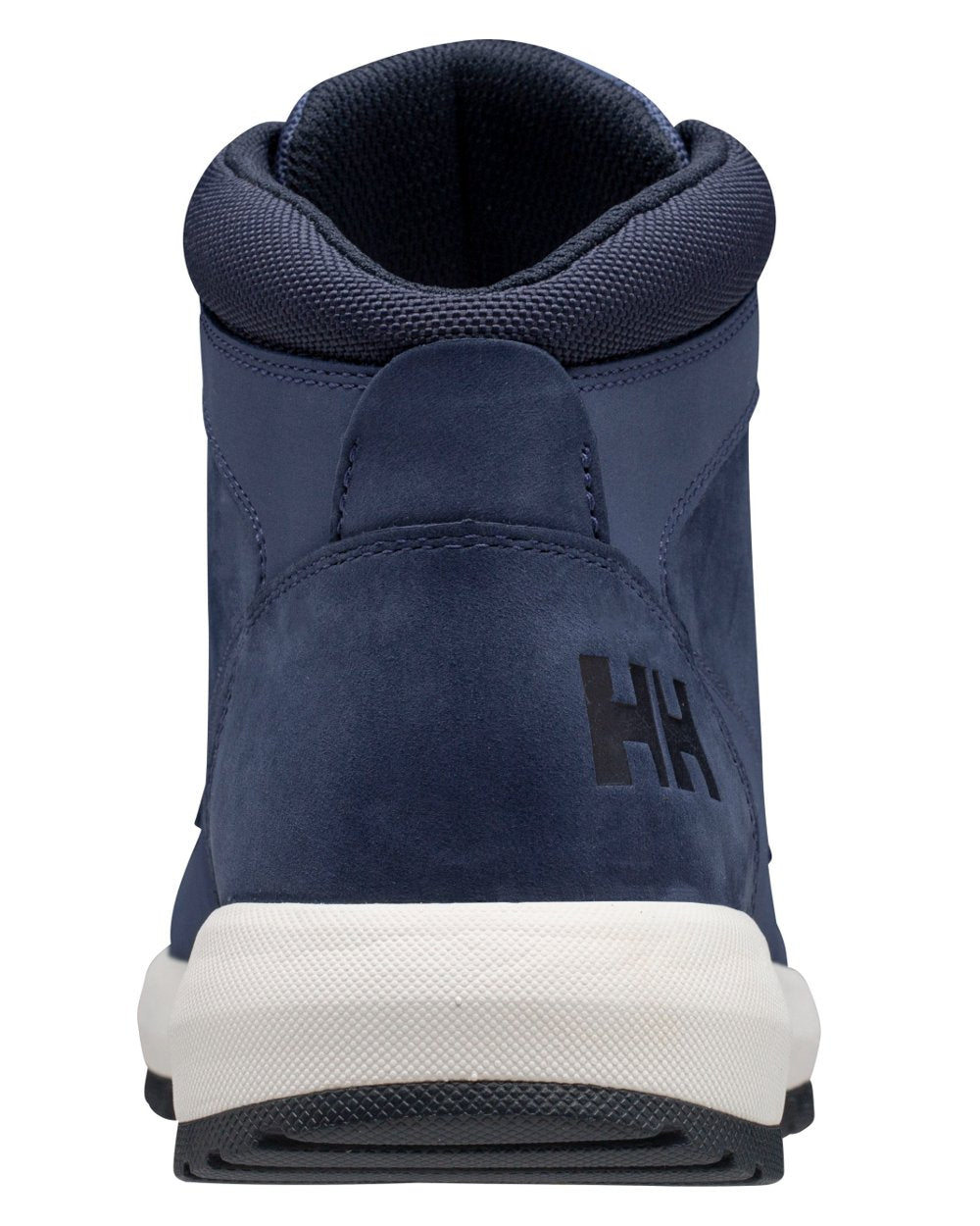 Deep Steel Off White coloured Helly Hansen Mens Richmond Nubuk Boots on white background 