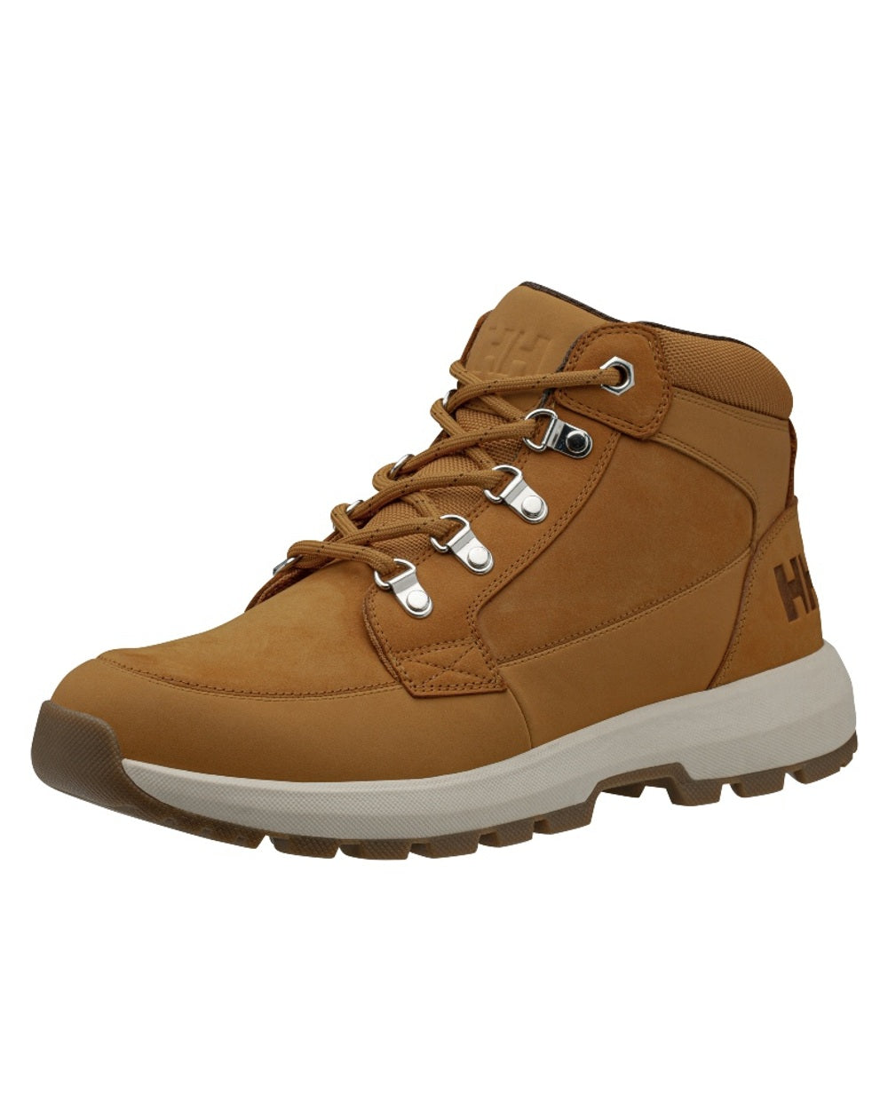 Honey Wheat Coffe Bean Helly Hansen Mens Richmond Nubuk Boots on white background 