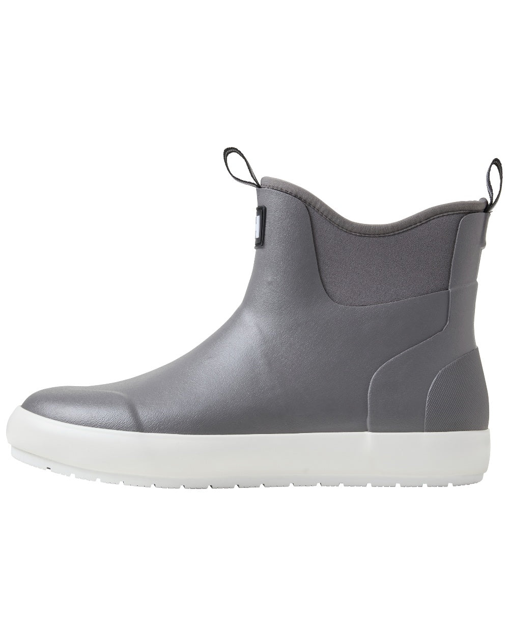 Quiet Shade coloured Helly Hansen Mens Seaspray Rain Boots on white background 