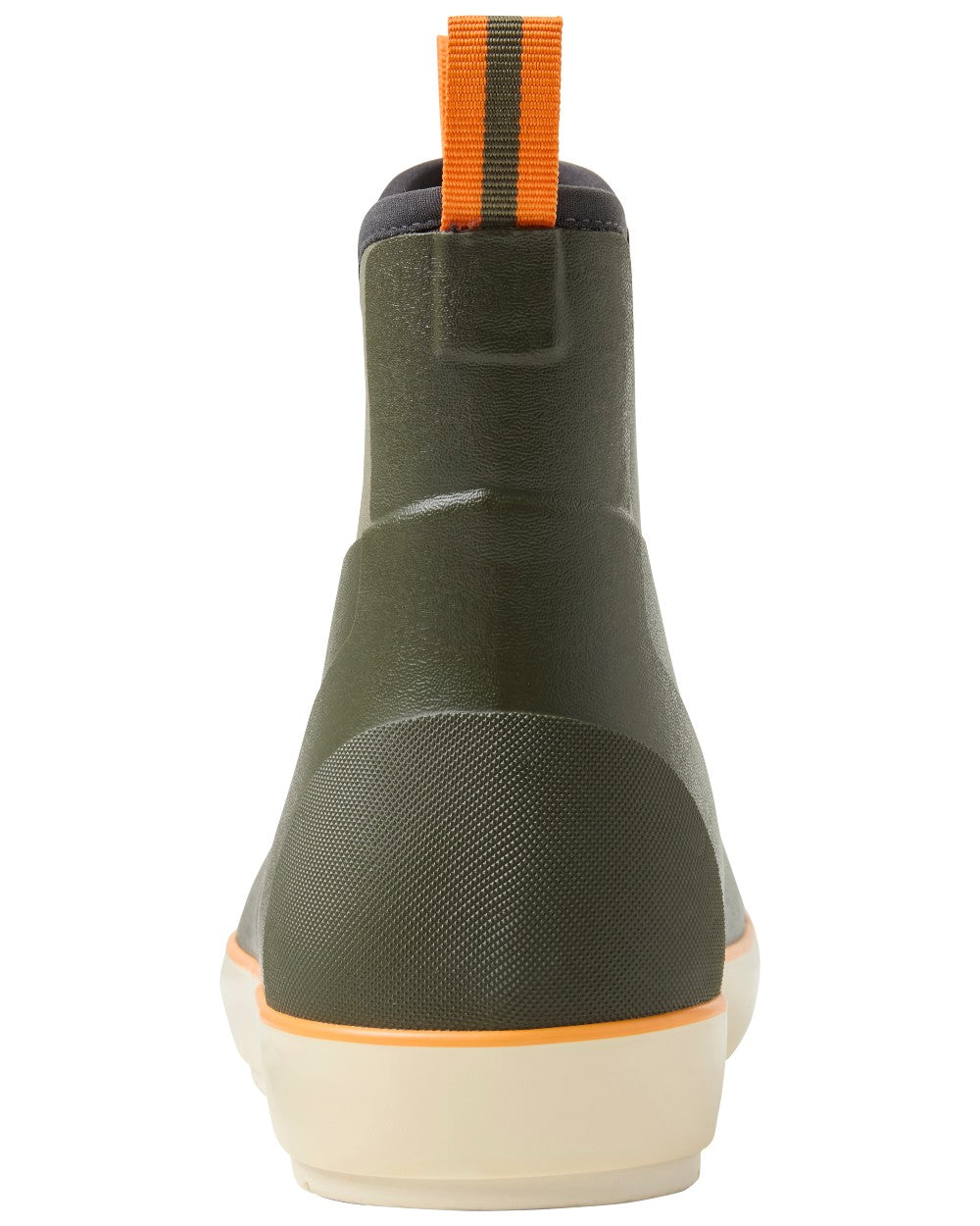Utility Green coloured Helly Hansen Mens Seaspray Rain Boots on white background 
