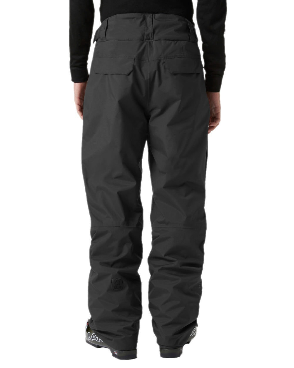 Black Coloured Helly Hansen Mens Sogn Cargo Pants on white background 