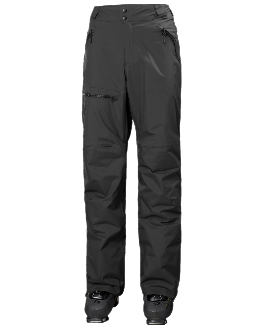 Black Coloured Helly Hansen Mens Sogn Cargo Pants on white background 