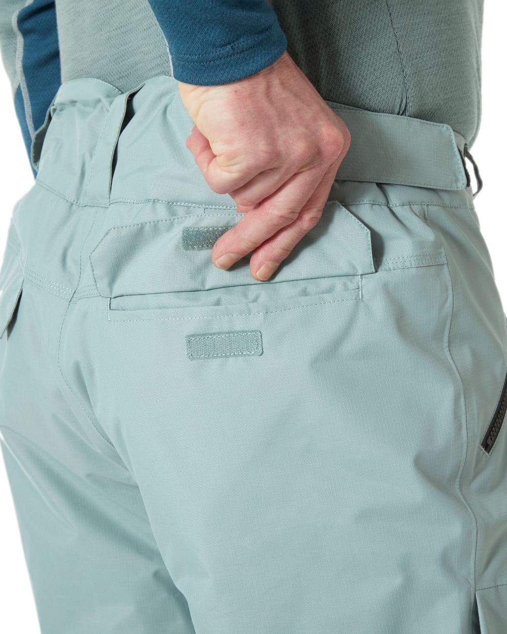 Cactus Coloured Helly Hansen Mens Sogn Cargo Pants on white background 