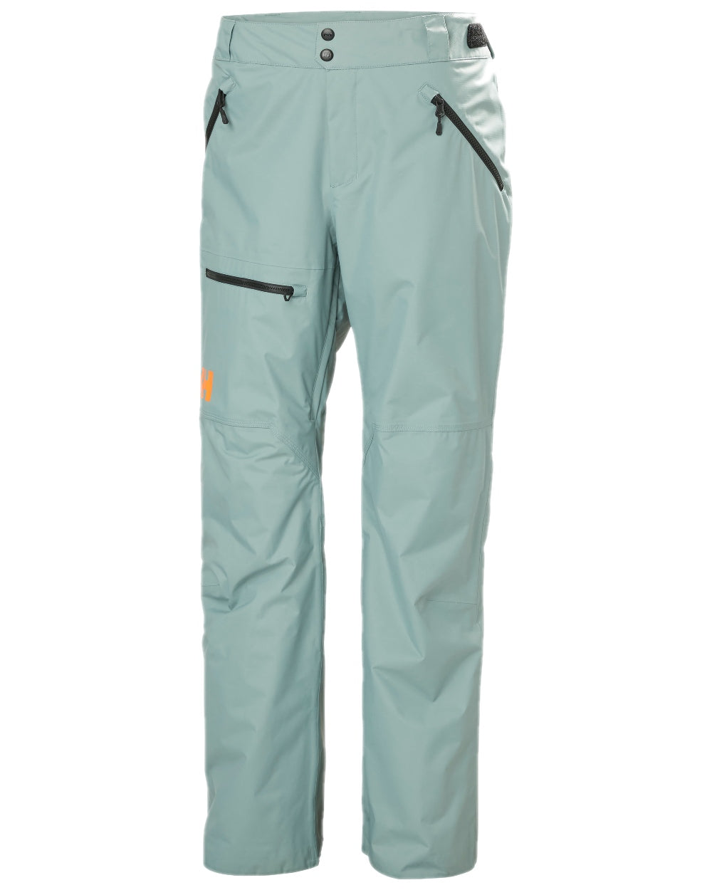 Cactus Coloured Helly Hansen Mens Sogn Cargo Pants on white background 