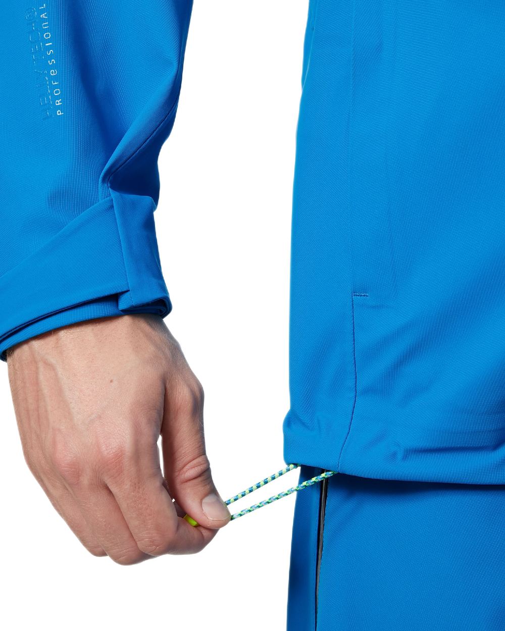 Neptune Blue Coloured Helly Hansen Mens Swift 3 Layer Shell Jacket on white background 