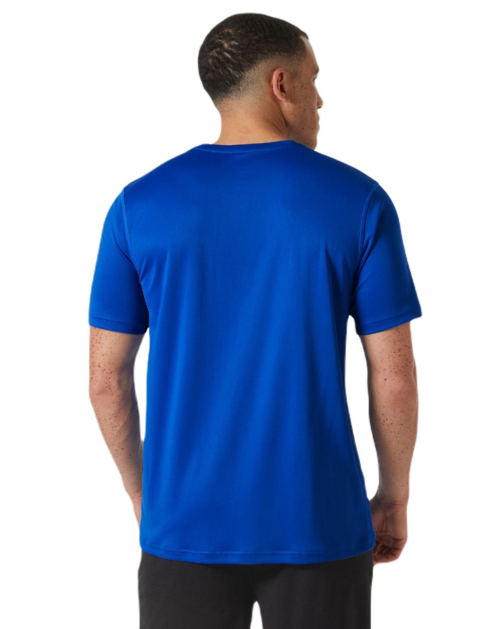 Cobalt 2 coloured Helly Hansen Mens Tech Graphic T-Shirt 2.0 on white background 
