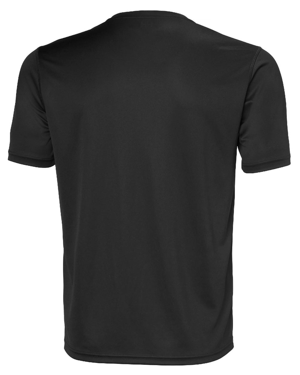 Ebony coloured Helly Hansen Mens Tech T-Shirt 2.0 on white background 