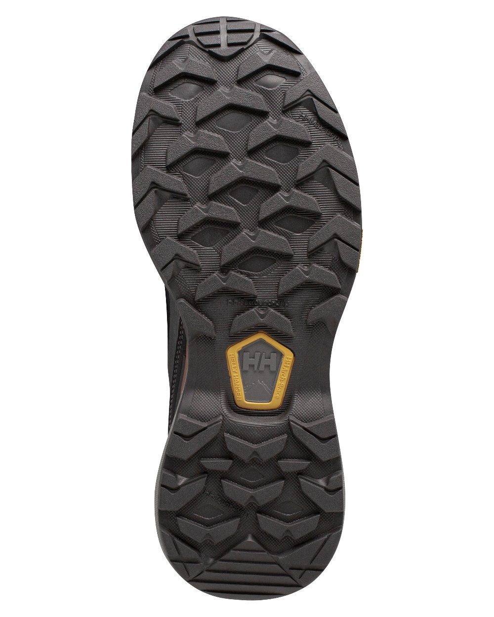 Iron Oxide Charcoal coloured Helly Hansen Mens Traverse Helly Tech Waterproof Hiking Shoes on white background 