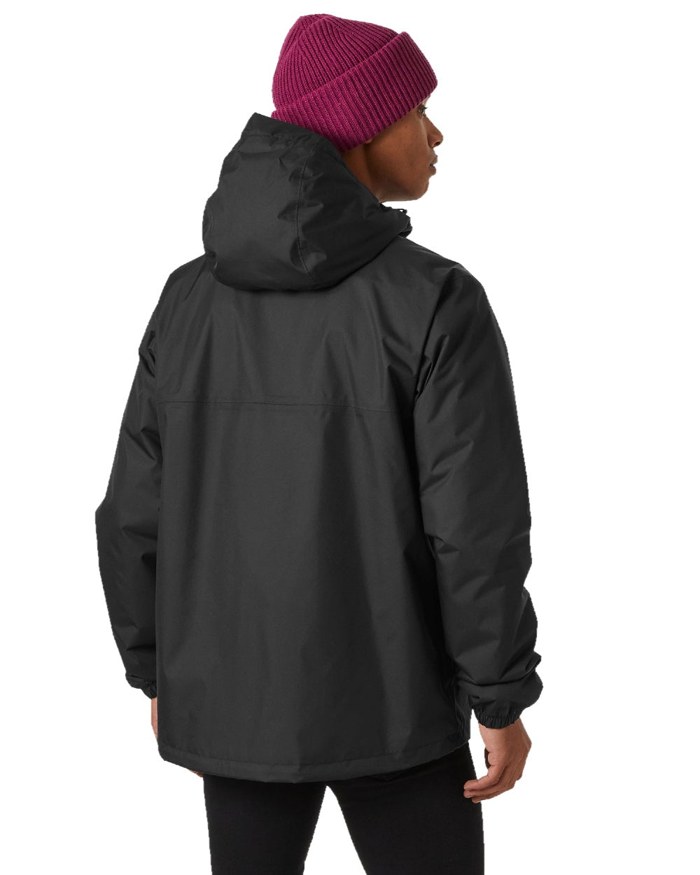 Black Coloured Helly Hansen Mens Vancouver Fleece Lined Jacket on white background 