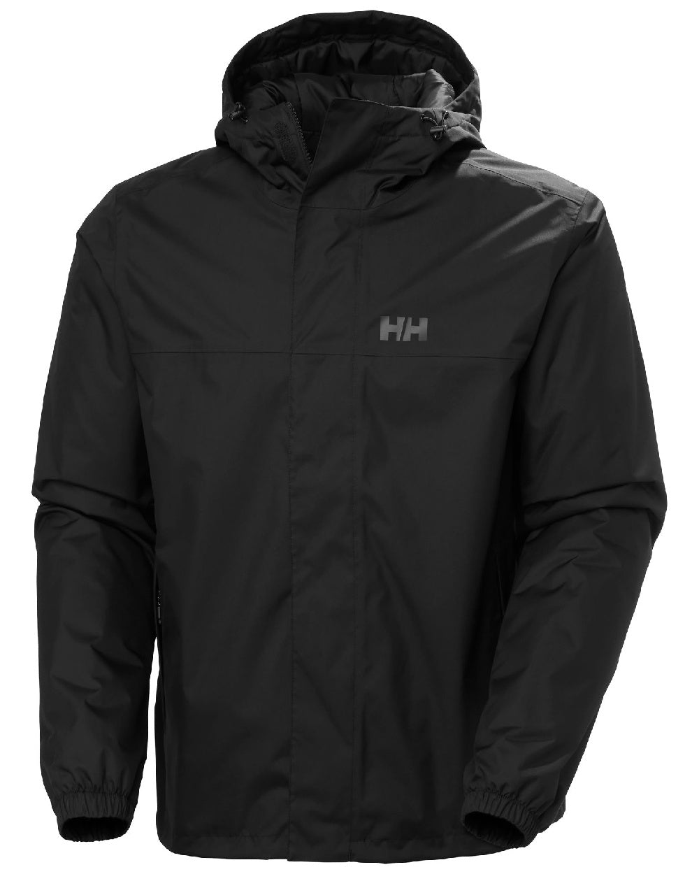 Black Coloured Helly Hansen Mens Vancouver Fleece Lined Jacket on white background 