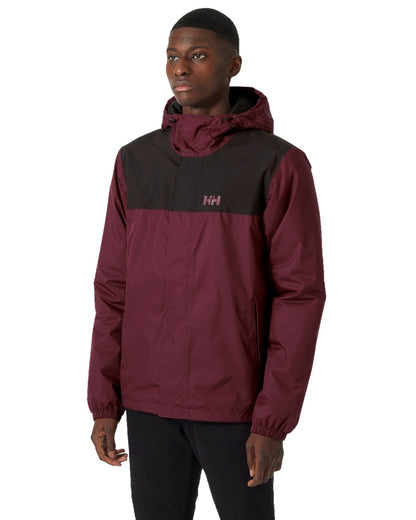 Hickory Coloured Helly Hansen Mens Vancouver Fleece Lined Jacket on white background 