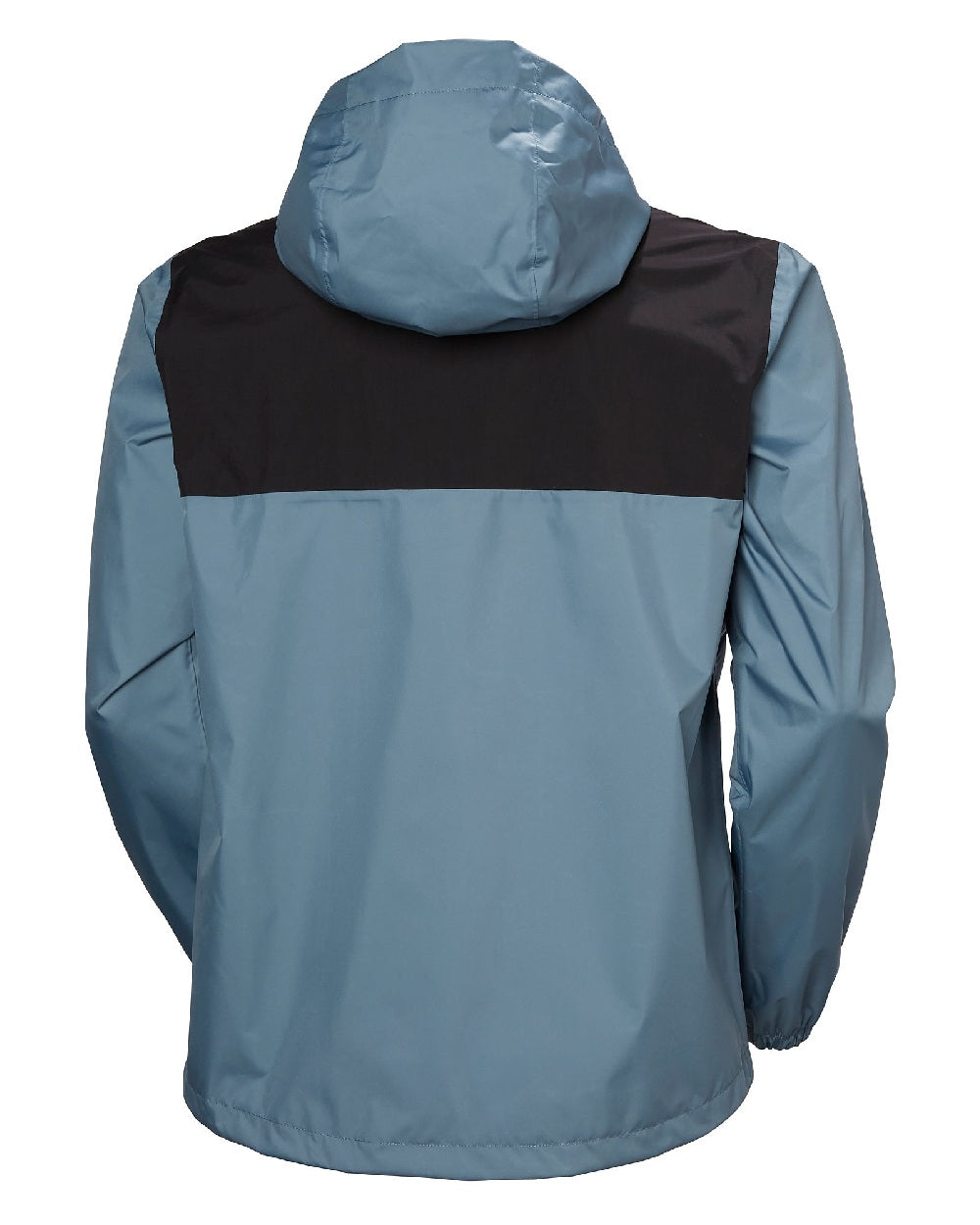 Washed Navy coloured Helly Hansen Mens Vancouver Rain Jacket on white background 