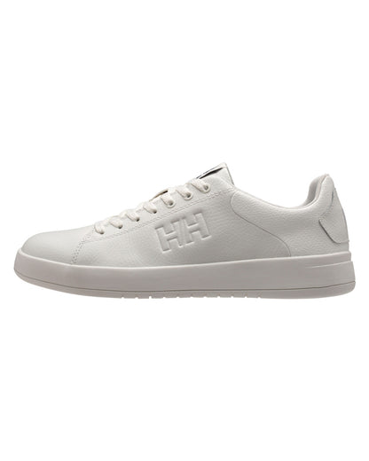 Off White Coloured Helly Hansen Mens Varberg Classic Marine Lifestyle Shoes on white background 