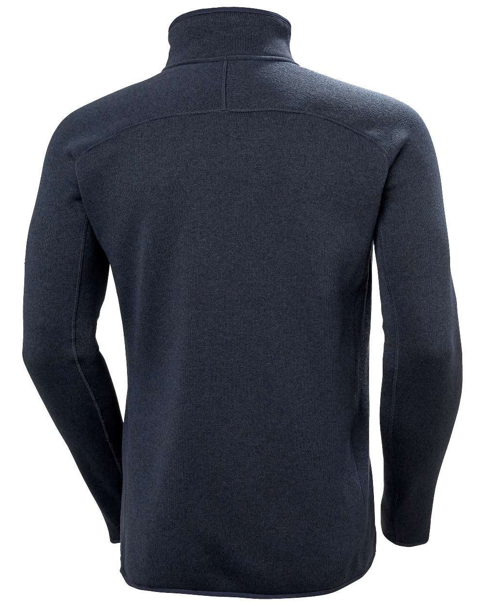 Navy Coloured Helly Hansen Mens Varde Half Zip 2.0 on white background 
