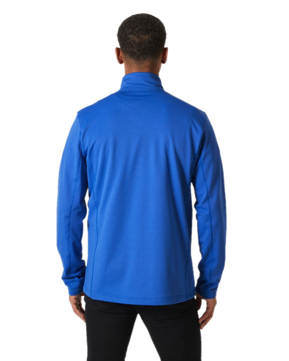 Cobalt 2 Coloured Helly Hansen Mens Versalite Half Zip Fleece on white background 