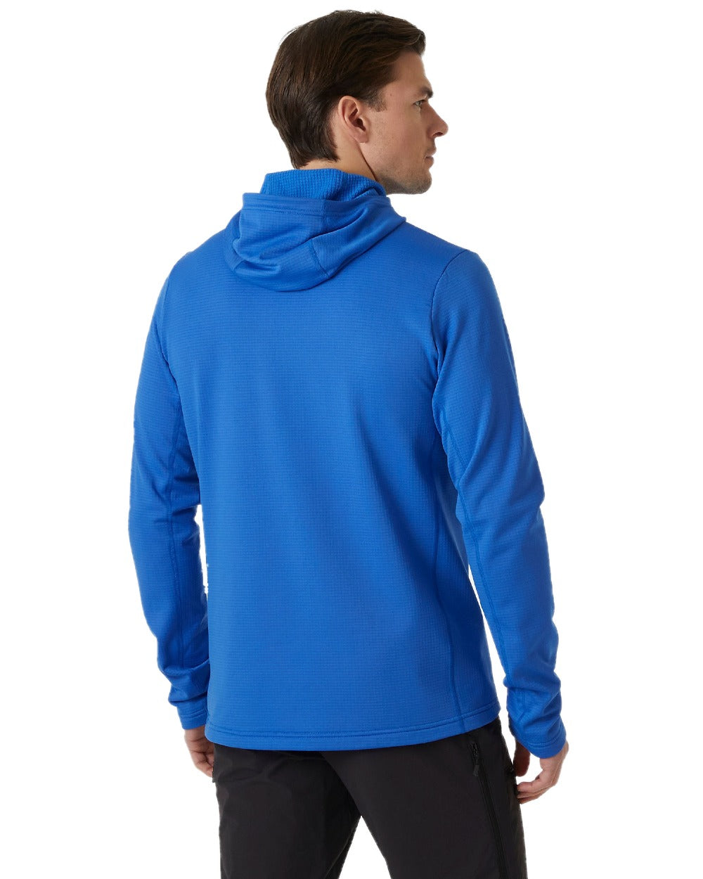 Cobalt 2 Coloured Helly Hansen Mens Versalite Hooded Fleece Jacket on white background 