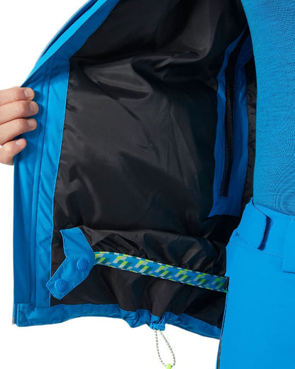 Neptune Blue Coloured Helly Hansen Panorama 2.0 Insulated Jacket on white background 
