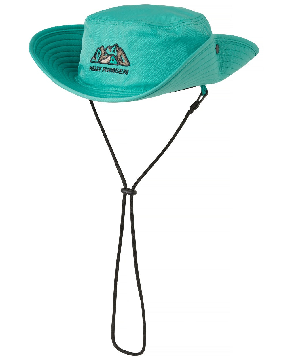 Dark Mint coloured Helly Hansen Roam Hat on white background 