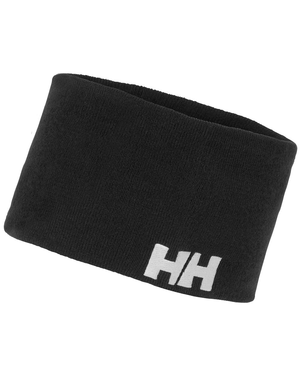 Black Coloured Helly Hansen Team Headband on white background 