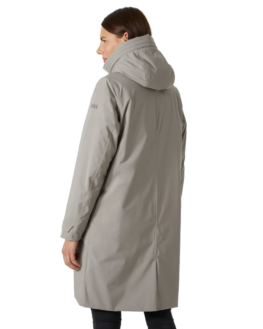 Terrazzo coloured Helly Hansen Victoria Insulated Rain Coat on white background 