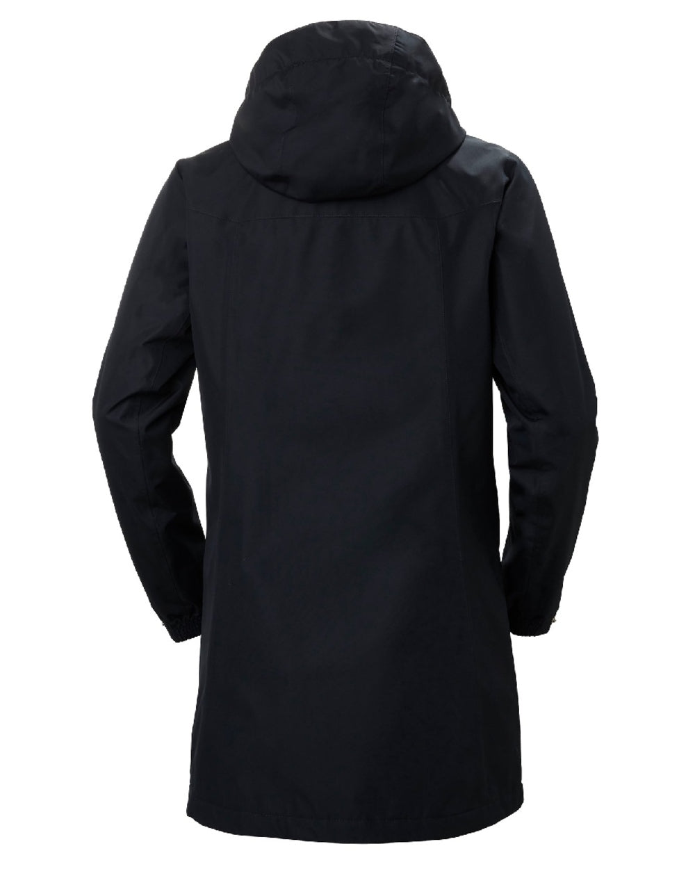 Navy Coloured Helly Hansen Womens Aden Insulated Rain Coat on white background 