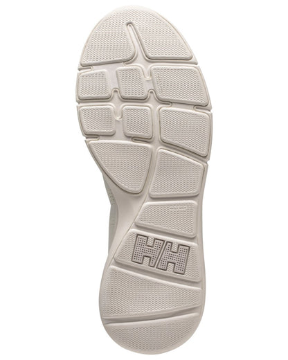 Off White Pink Sorbet Coloured Helly Hansen Womens Ahiga V4 HP Aqua Trainers on White Background
