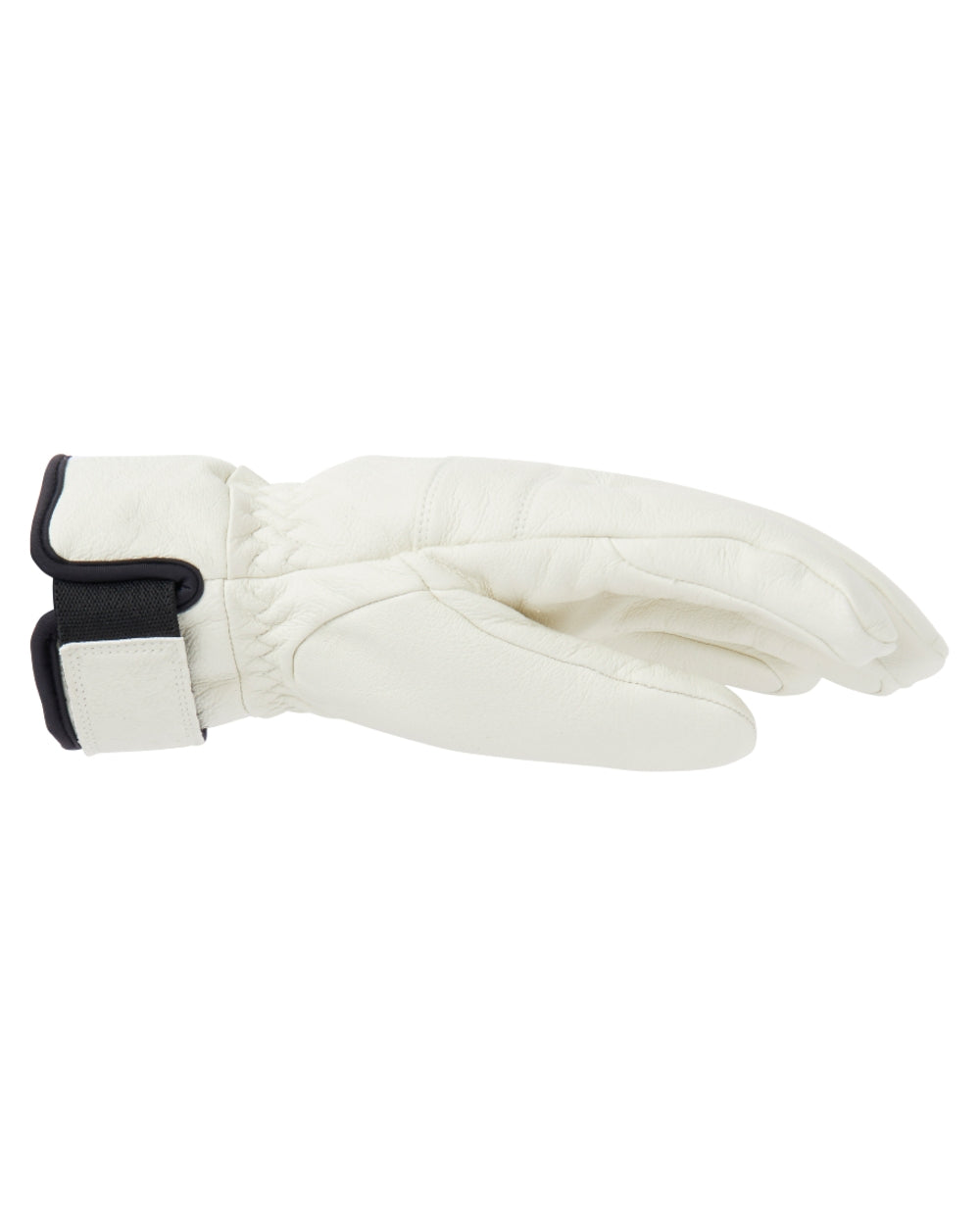 Snow Coloured Helly Hansen Womens Alphelia Gloves on white background 