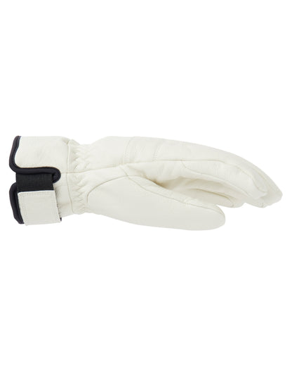 Snow Coloured Helly Hansen Womens Alphelia Gloves on white background 