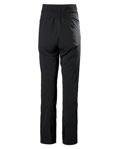 Black Coloured Helly Hansen Womens Alphelia High Waist Insulated Pants on white background 