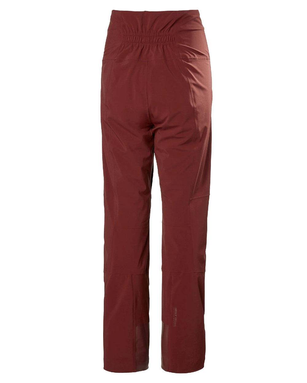 Mars Red Coloured Helly Hansen Womens Alphelia High Waist Insulated Pants on white background 